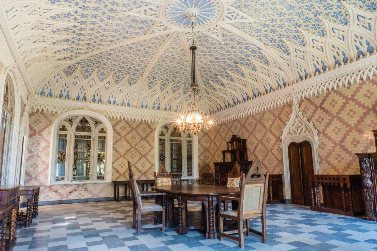 A hall of Roccolo Castle - ENIT SpA