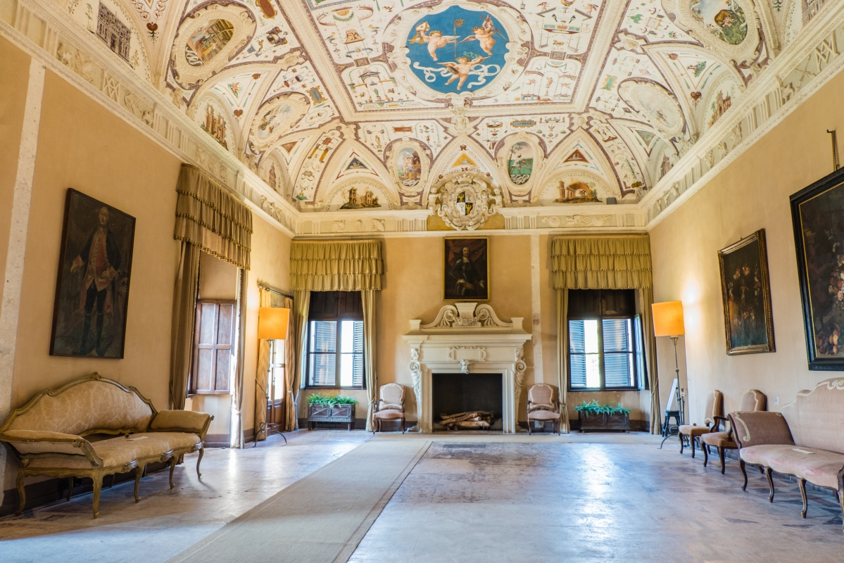 Sala delle grottesche, Castello della Manta - ENIT SpA