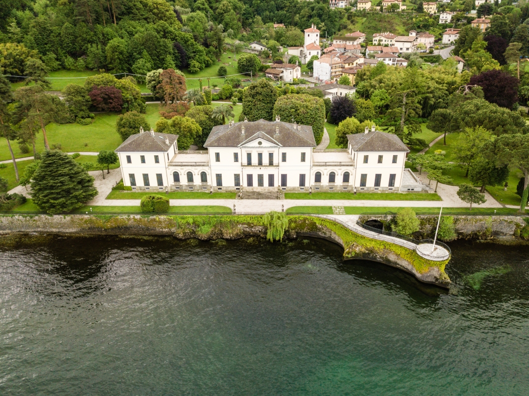 Villa Trivulzio, aerial view - ENIT SpA
