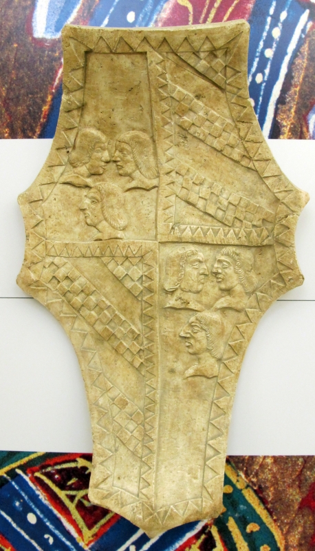 Biblioteca malatestiana, corridoi, stemma malatestiano, 1460 circa 01 - Sailko
