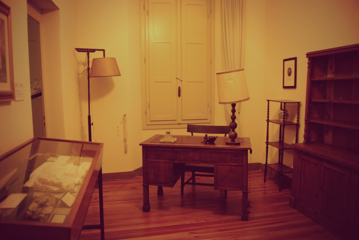 Lo studio di Aurelio Saffi, all'interno di Villa Saffi - Chiari86
