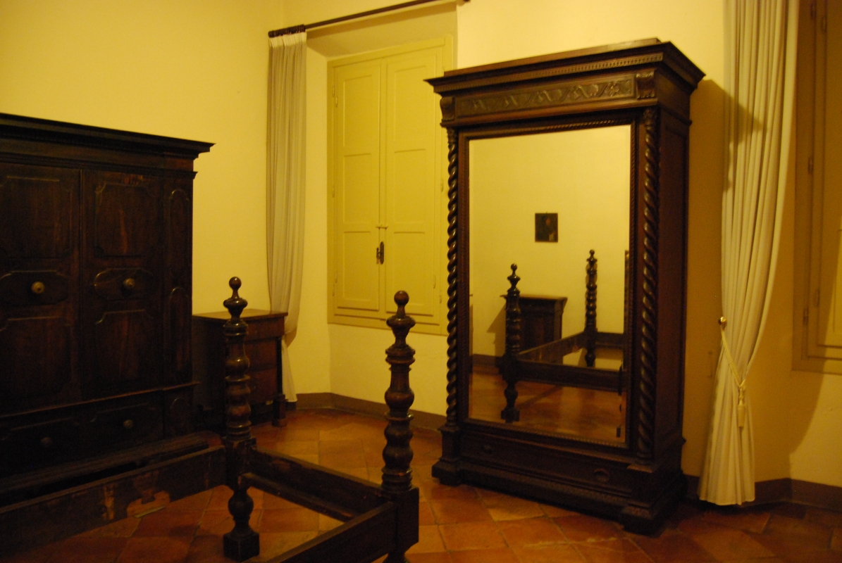 La camera da letto, all'interno di Villa Saffi - Chiari86