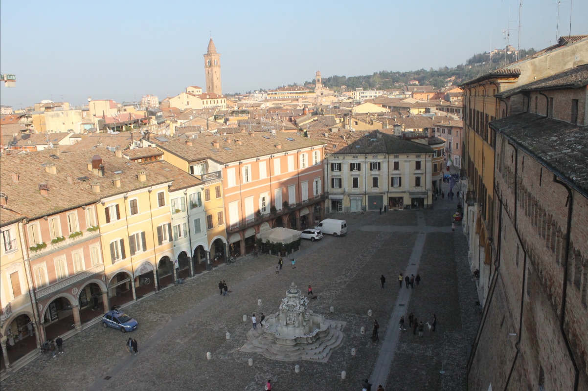 Piazza del popolo Cesena dall'alto - Samuele Gregori
