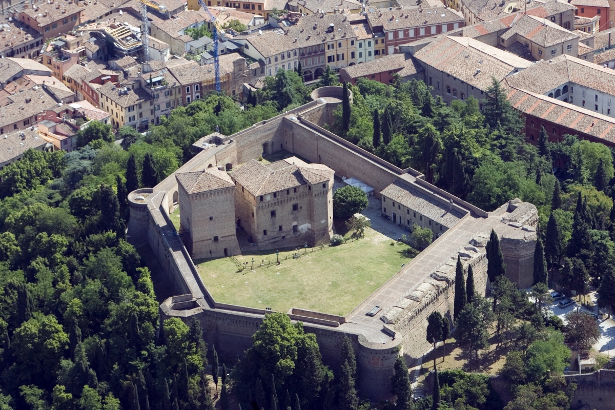 Rocca malatestiana Cesena- foto aerea - Michele Buda