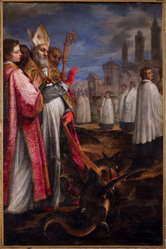 Cigoli, san mercuriale uccide il drago, 1598 ca. 01 - Sailko