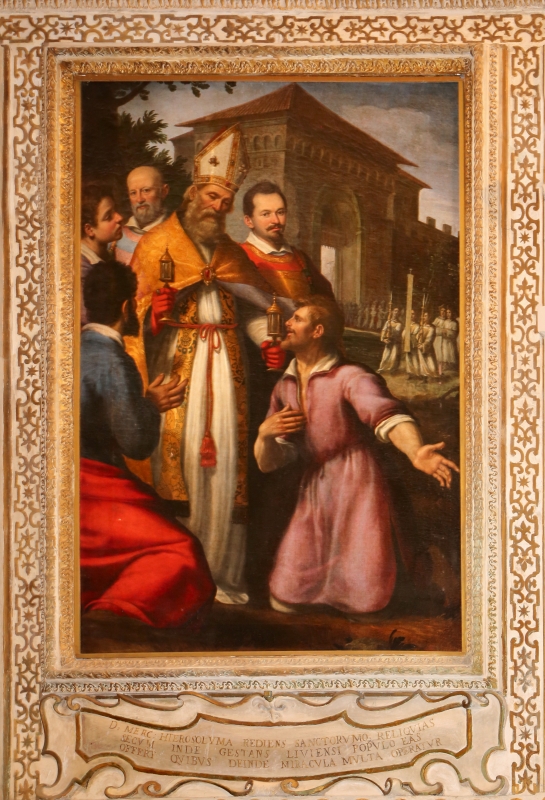 Santi di tito e tiberio titi, san mercuriale torna da gerusalemme, 1598 ca. 00 - Sailko