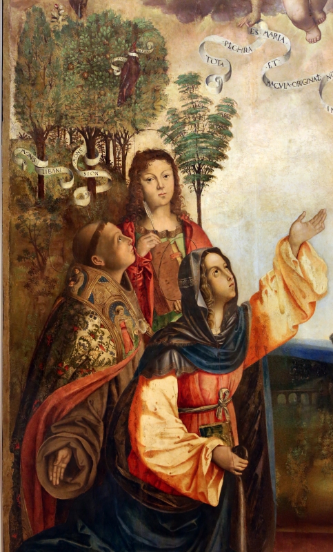 Francesco zaganelli da cotignola, concezione della vergine, 1513, da s. biagio in s. girolamo a forlì, 04 santi - Sailko