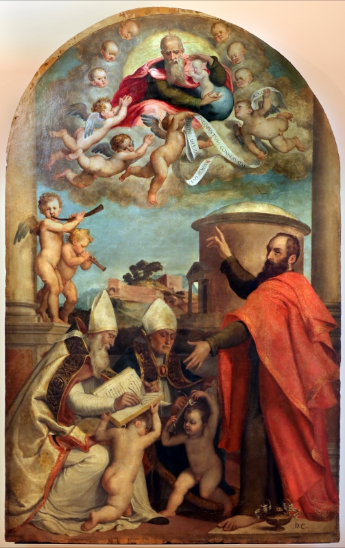 Francesco menzocchi, san paolo detta precetti a due vescovi, 1540-50 ca., dal duomo di forlì - Sailko