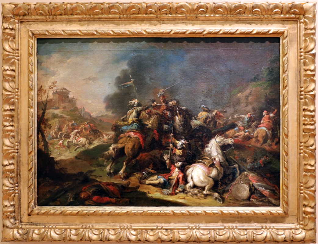Nicola bertuzzi, scena di battaglia, 1750-70 ca. 01 - Sailko