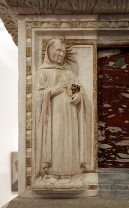 Sarcofago del beato giacomo salomoni, 1340 ca., da s. giacomo apostolo in san domenico, 08 tommaso d'aquino - Sailko