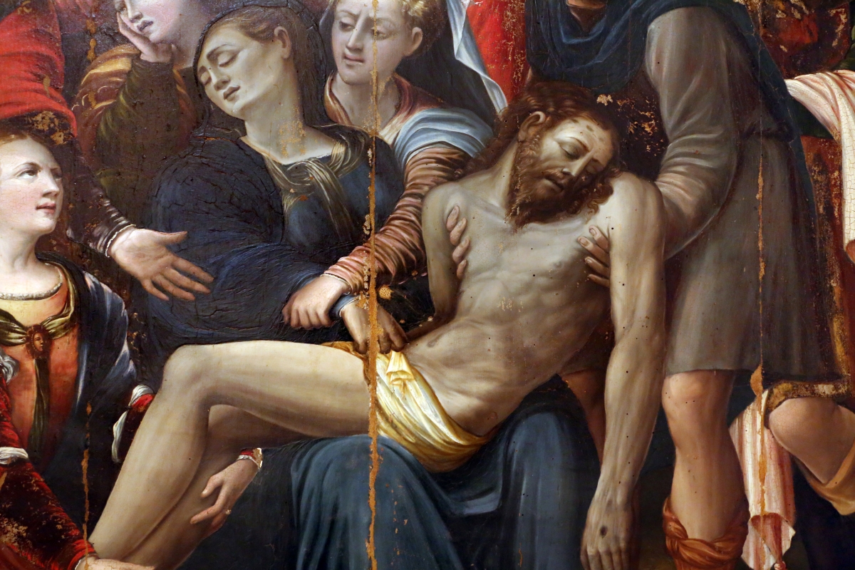 Giulio avezuti detto il ponteghino, deposizione dalla croce, 1525-50 ca., da s. filippo neri a forlì 02 - Sailko