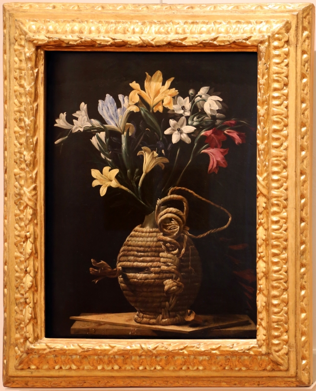 Maestro della fiasca di forlì, fiasca con fiori, 1625-30 ca. 02 - Sailko