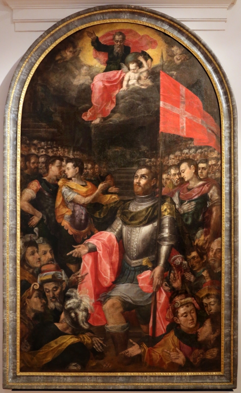 Livio modigliani, san valeriano predica ai soldati romani, suoi commilitoni, 1550-75 ca., dal duomo di forlì, 01 - Sailko