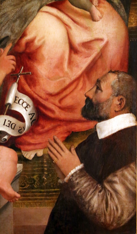 Sebastiano menzocchi, sposalizio di santa caterina alla presenz di san giovannino di un donatore, 1572, 02 - Sailko