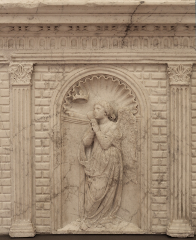 Antonio rossellino, sarcofago del beato marcolino amanni, 1458, da s. giacomo in s. domenico a forlì, virtù, speranza 01 - Sailko