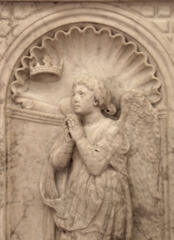 Antonio rossellino, sarcofago del beato marcolino amanni, 1458, da s. giacomo in s. domenico a forlì, virtù, speranza 02 - Sailko