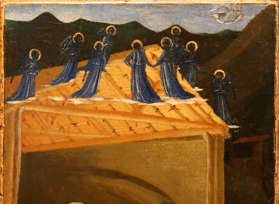 Beato angelico, natività e preghiera nell'orto, 1440-50 ca., 03 angeli - Sailko