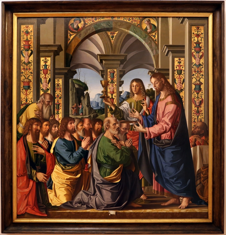 Marco palmezzano, comunione degli apostoli, 1506, dall'altare maggiore del duomo di forlì, 01 - Sailko