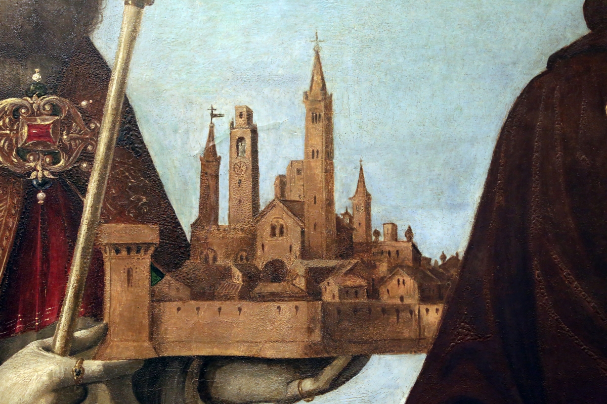Baldassarre carrari, incoronazione della vergine e santi, 1512, dall'altare maggiore di san mercuriale, 04 veduta di forlì - Sailko