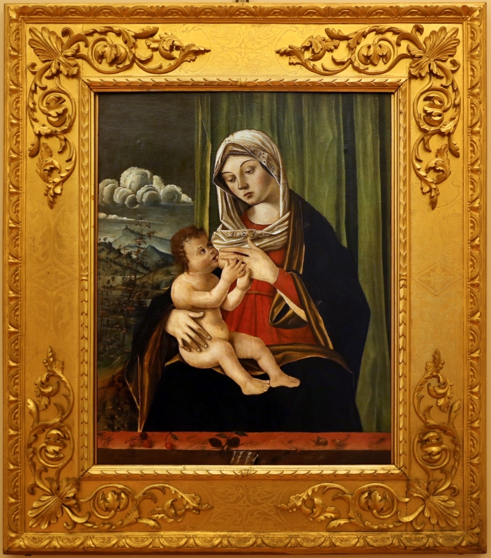 Nicolò rondinelli, madonna col bambino, da s. biagio in s. girolamo a forlì, 01 - Sailko