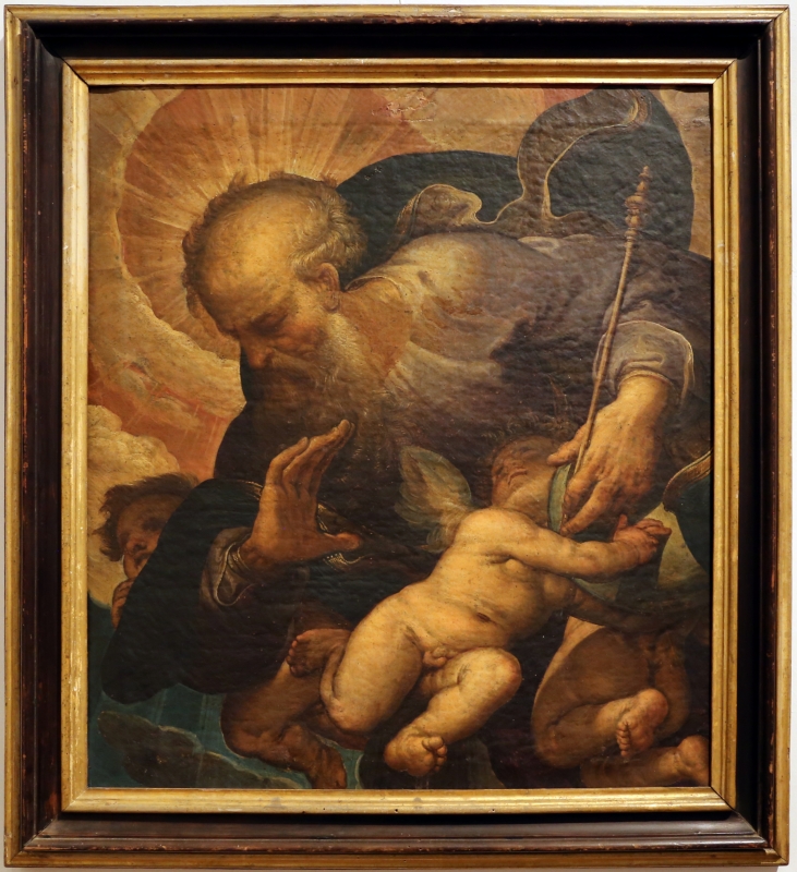 Ferraù fenzoni, padre eterno tra angeli, 1614 ca., dal duomo di forlì - Sailko