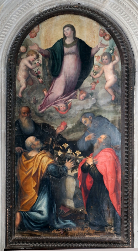 Matteo confortini, assunta e santi, 1596, 02 - Sailko