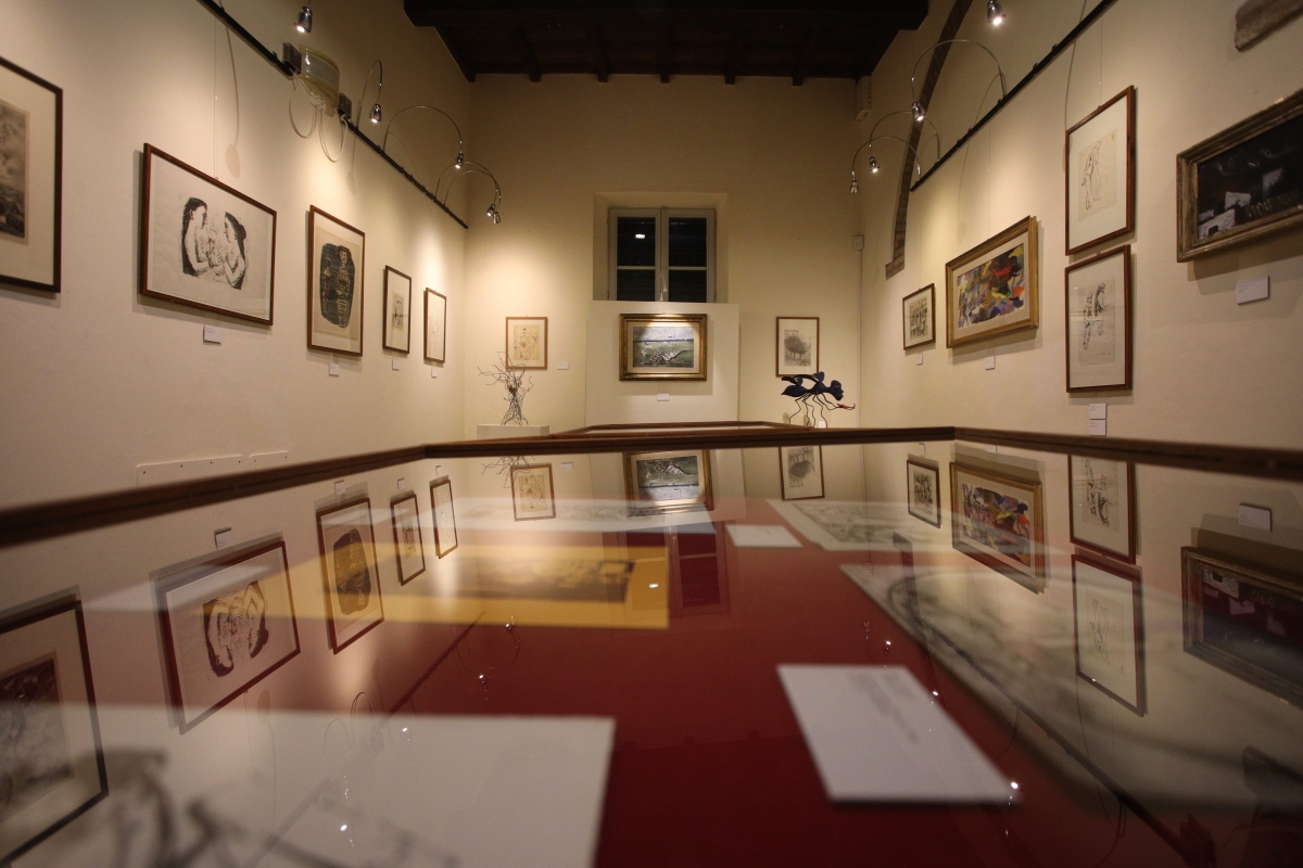An exhibition hall of the Balestra Foundation - Gian Maria Zanotti