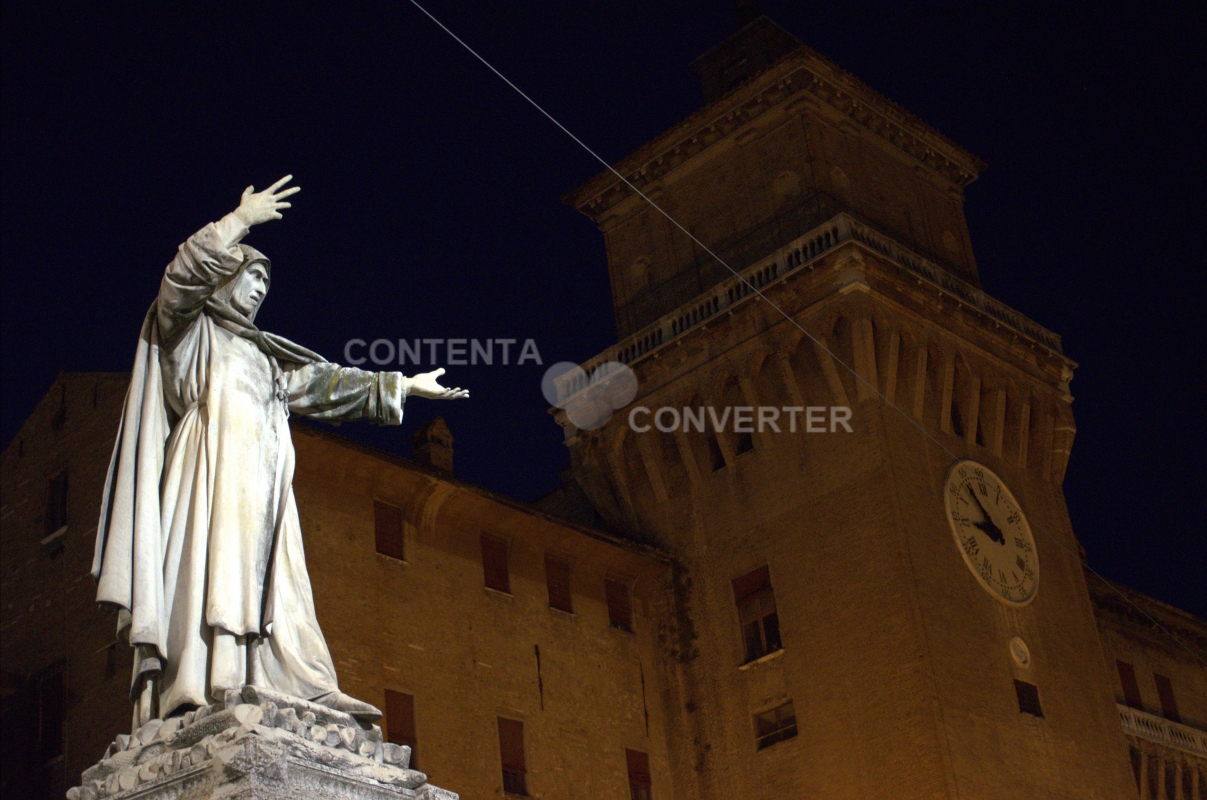 Il castello Estense presentato da Savonarola - Leonardo Roncarati