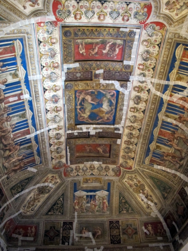 Castello estense di ferrara, int., saletta dei giochi, affreschi di bastianino e ludovico settevecchi (post 1570) 02 - Sailko