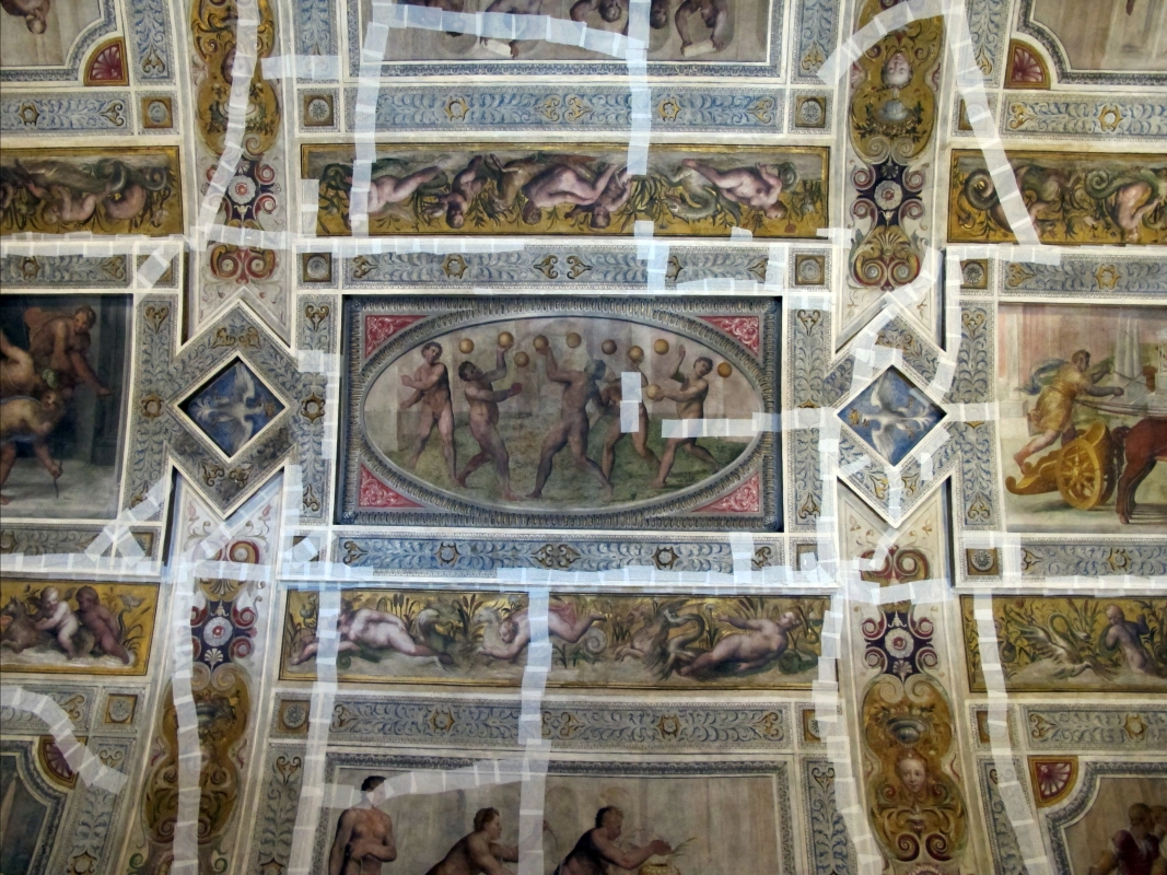Castello estense di ferrara, int., salone dei giochi, affreschi di bastianino e ludovico settevecchi (post 1570) 04 - Sailko