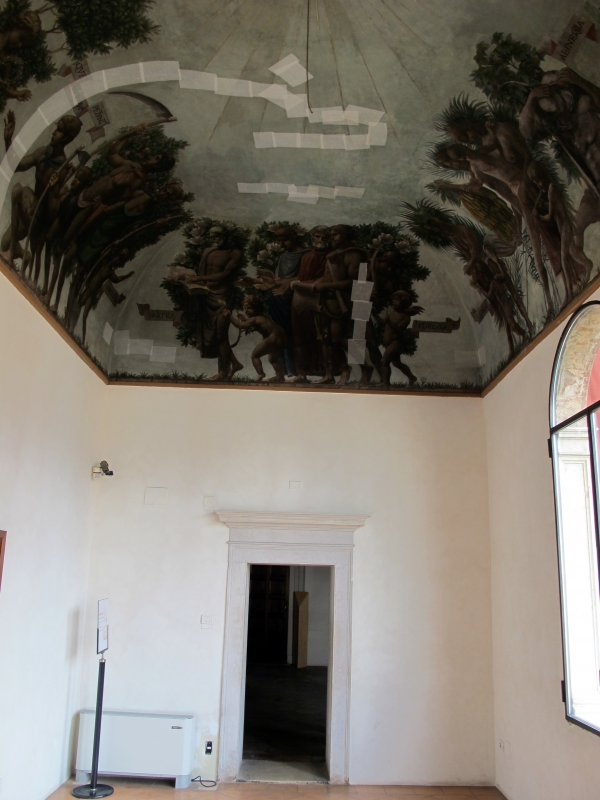 Castello estense di ferrara, int., saletta dei veleni, con affreschi di carlo parmeggiani 03 - Sailko