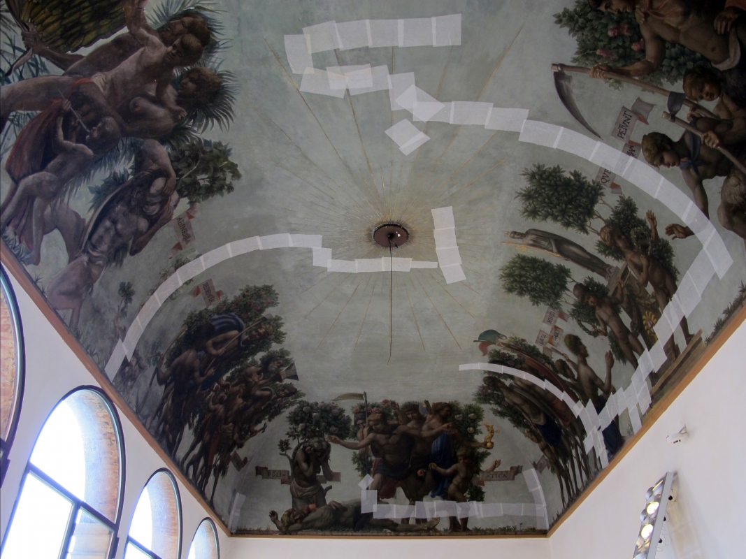 Castello estense di ferrara, int., saletta dei veleni, con affreschi di carlo parmeggiani 04 - Sailko