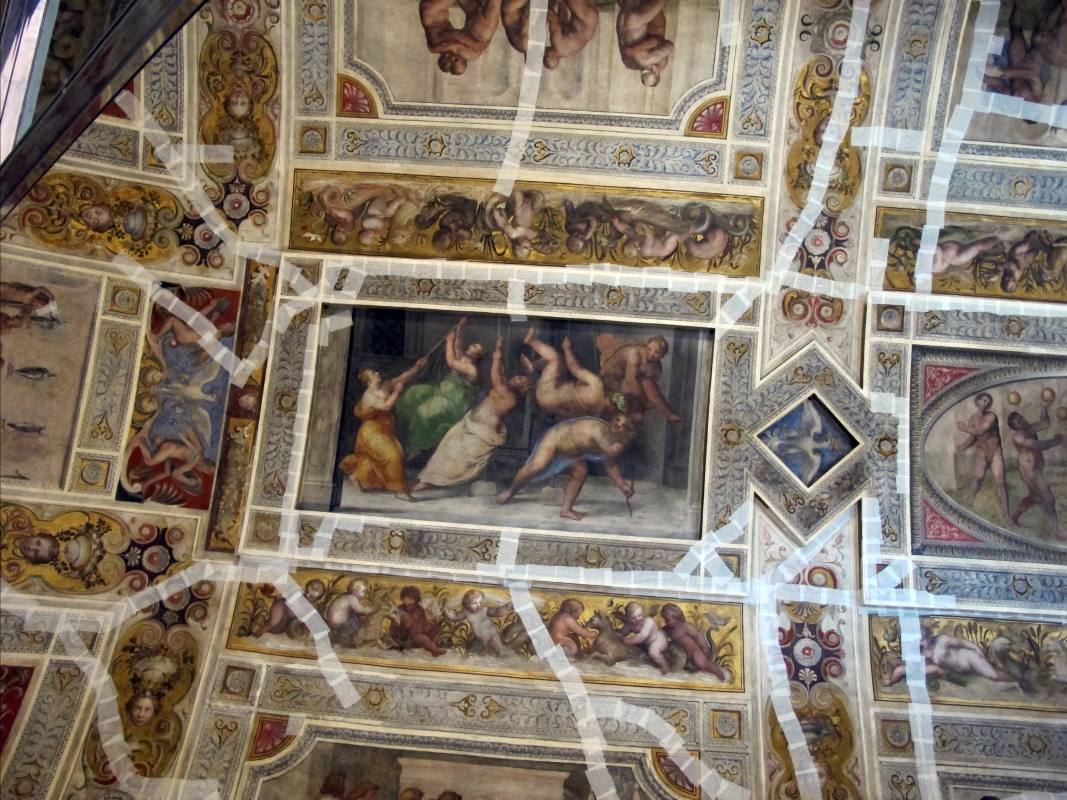 Castello estense di ferrara, int., salone dei giochi, affreschi di bastianino e ludovico settevecchi (post 1570) 05 - Sailko