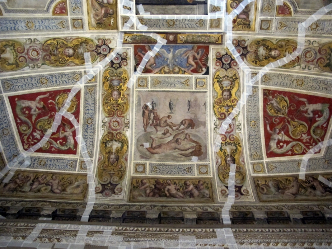 Castello estense di ferrara, int., salone dei giochi, affreschi di bastianino e ludovico settevecchi (post 1570) 06 - Sailko