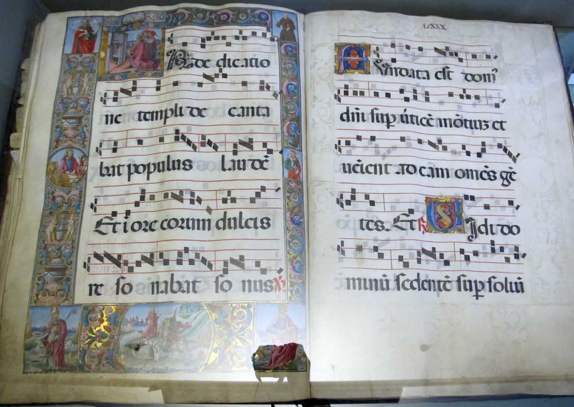 Jacopo filippo argenta e fra evangelista da reggio, antifonario XII, 1493, 01 - Sailko