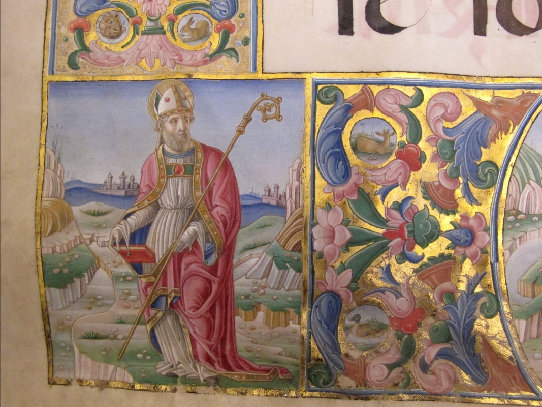 Jacopo filippo argenta e fra evangelista da reggio, antifonario XII, 1493, 12 - Sailko