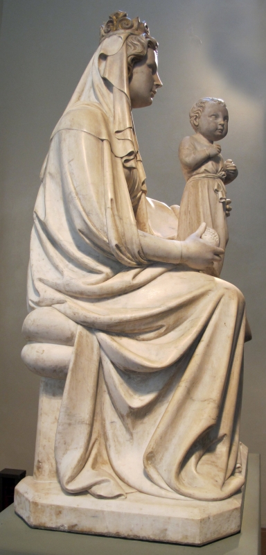 Jacopo della quercia, madonna della melagrana, 1403-1406 ca. 09 - Sailko
