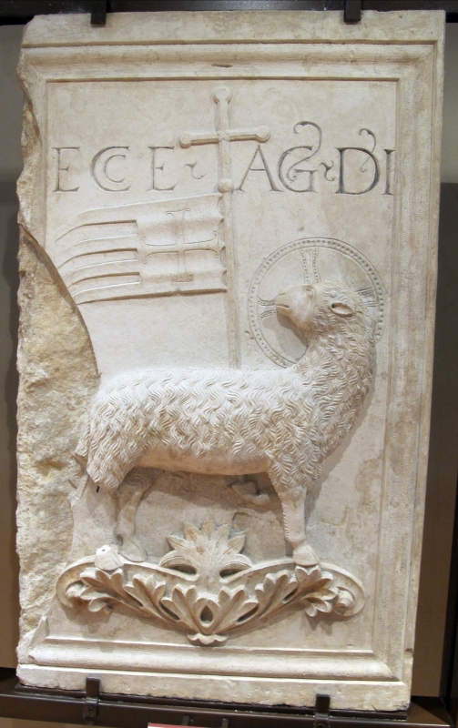 Maestro campionese, agnello mistico, 1200-1250 ca. - Sailko