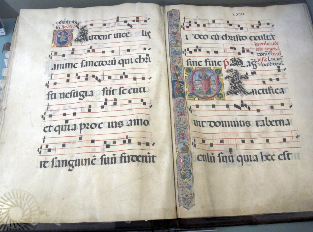 Jacopo filippo argenta e collaboratore, antifonario XIX, 1501, 01 - Sailko