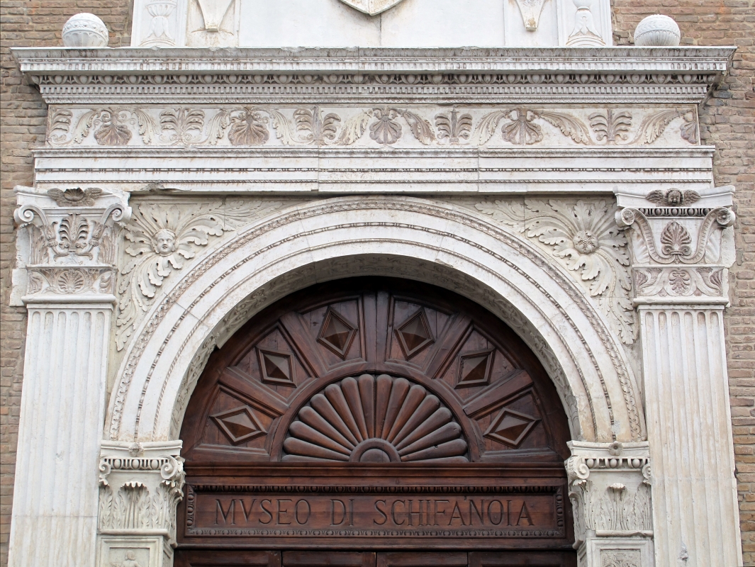 Palazzo schifanoia, ext., portale maggiore 04 - Sailko