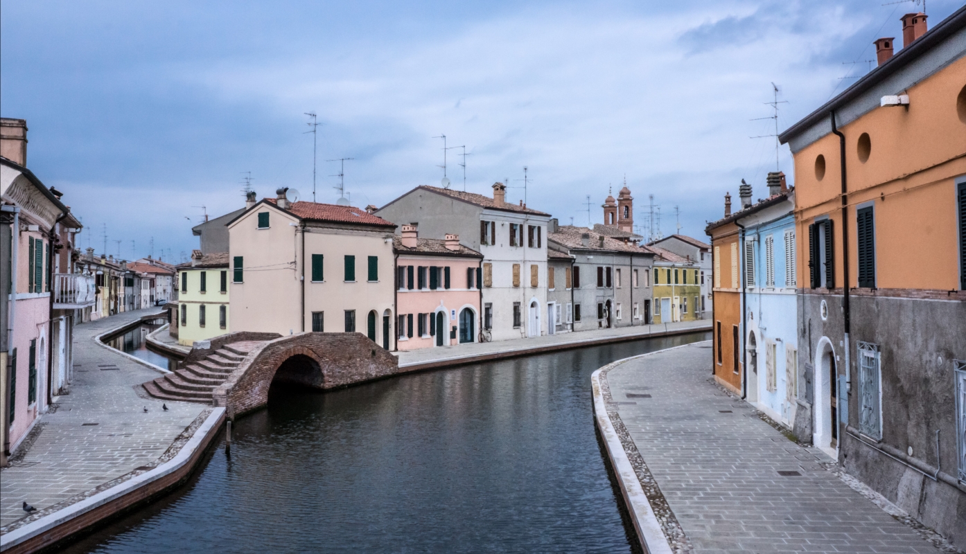 Panoramica del centro storico di Comacchio - Vanni Lazzari
