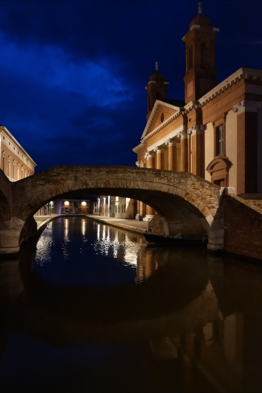 Ponte degli Sbirri con antico Ospedale degli Infermi - Vanni Lazzari