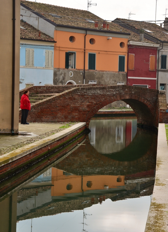 Ponte sul canale di Comacchio - Paola Focacci