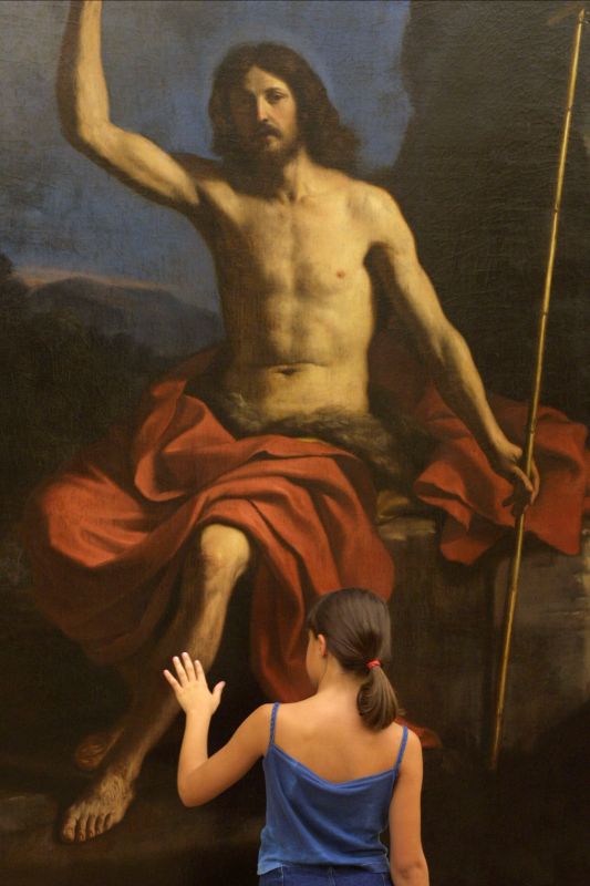 Pinacoteca Civica "S. Giovanni Battista predicante" Guercino - Samaritani