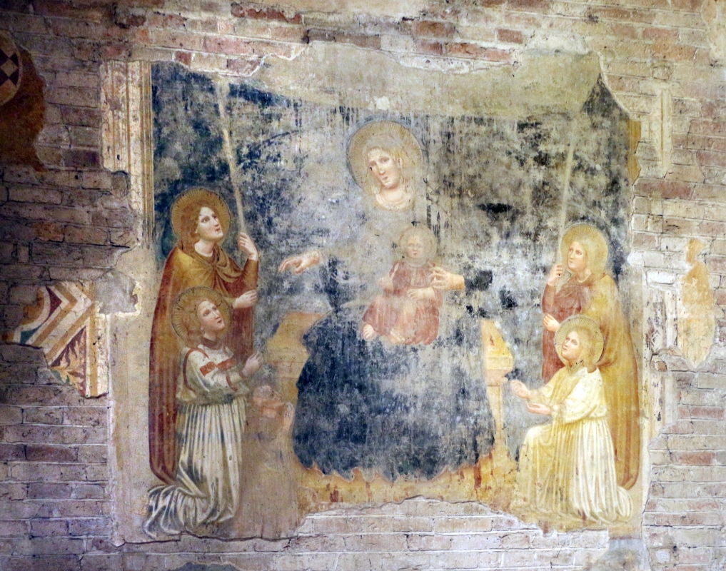 Scuola riminese, madonna col bambino e angeli, 1350-1400 ca. 01 - Sailko