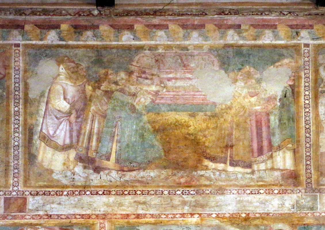 Scuola bolognese, ciclo dell'abbazia di pomposa, 1350 ca., vecchio testamento, 14 arca dell'alleanza - Sailko