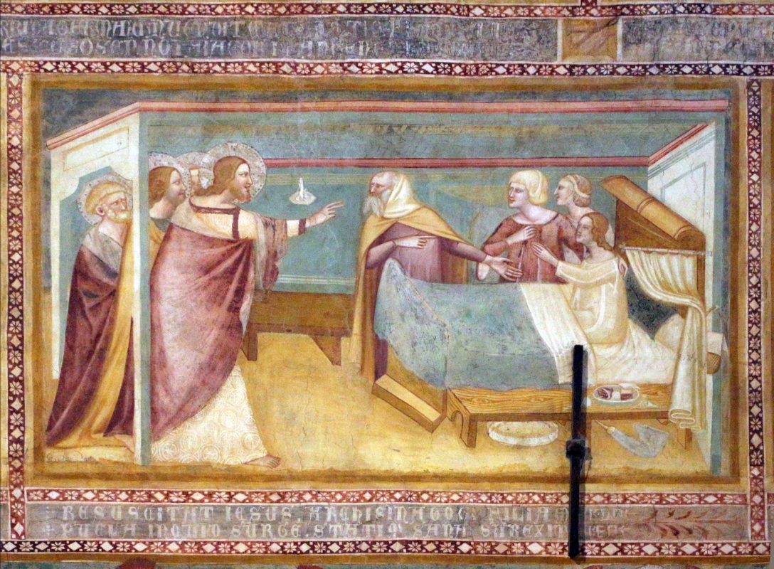 Scuola bolognese, ciclo dell'abbazia di pomposa, 1350 ca., nuovo testamento, 08 miracolo di resurrezione - Sailko