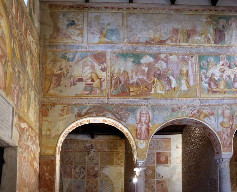 Pomposa, abbazia, interno 02, scuola bolognese, 1350 ca., - Sailko