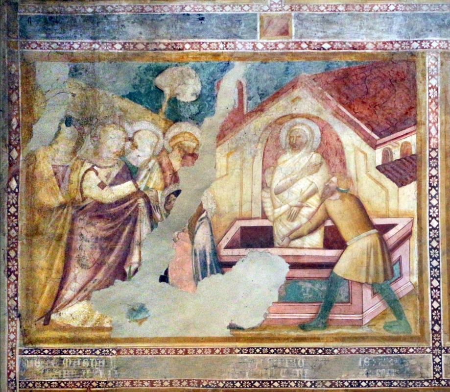 Scuola bolognese, ciclo dell'abbazia di pomposa, 1350 ca., nuovo testamento, 10 resurrezione di lazzaro - Sailko
