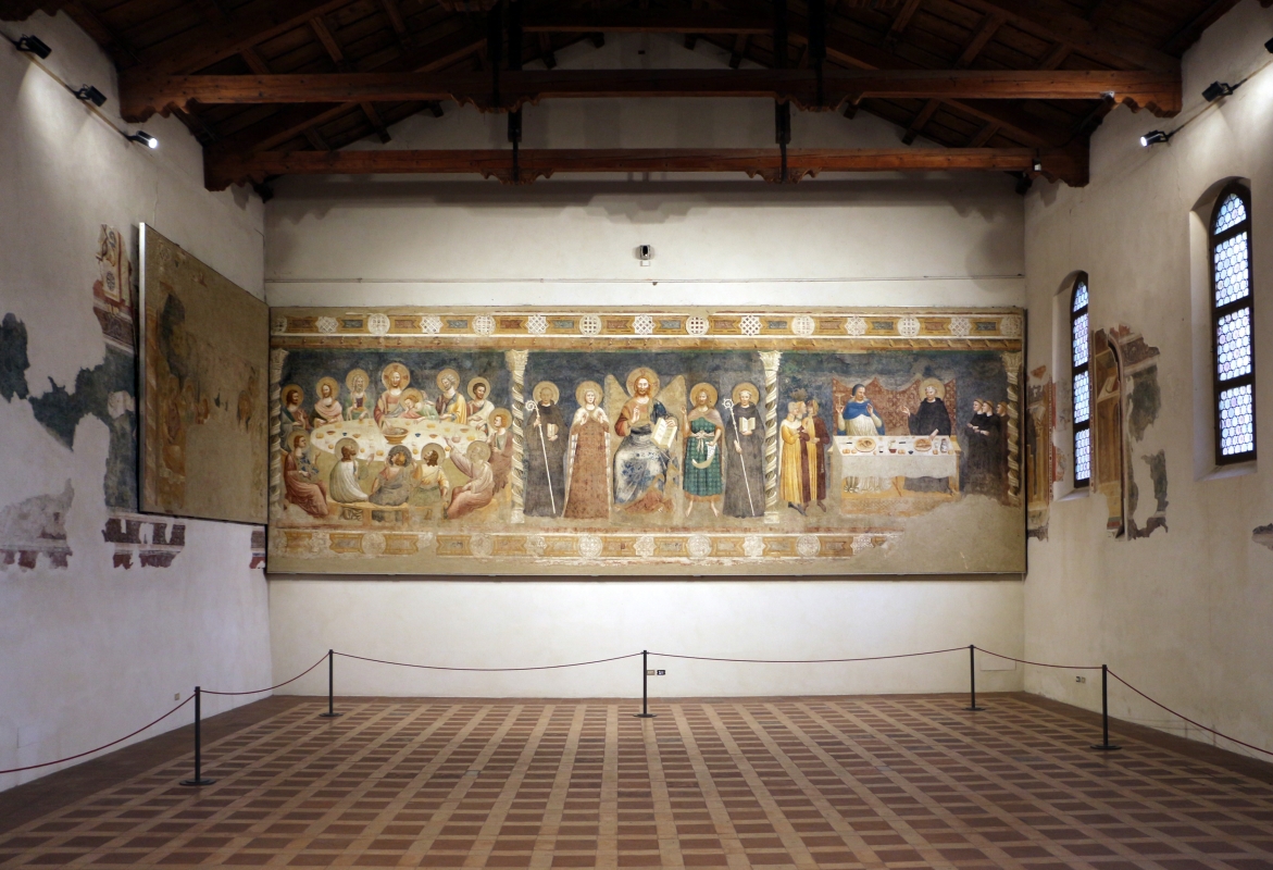Pomposa, abbazia, refettorio, affreschi giotteschi riminesi del 1316-20, 01 - Sailko